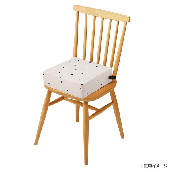 高さ調整クッション（ハートブラック）