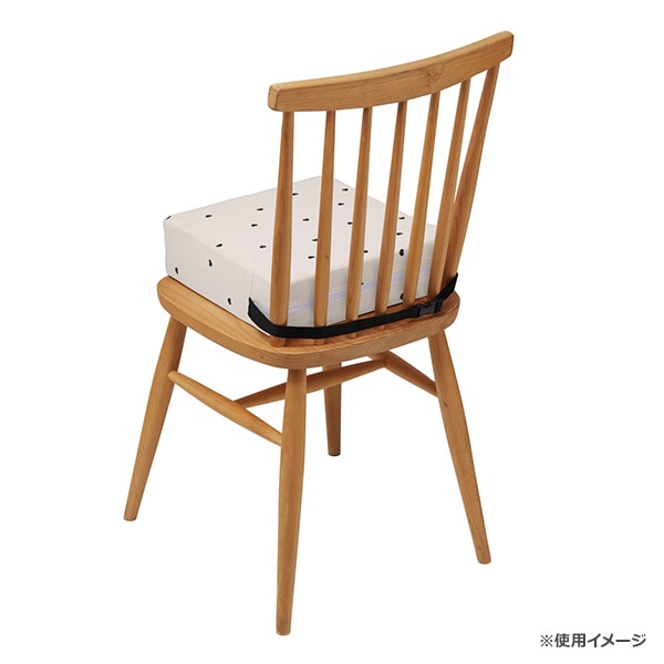 高さ調整クッション（ハートブラック）