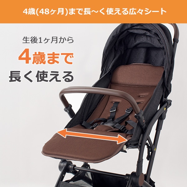 シンコンパクトベビーカー α（アルファ）リバーシブル