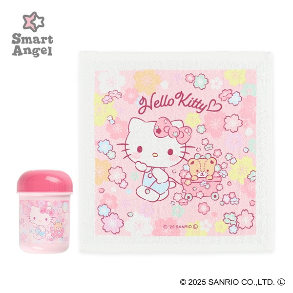 抗菌おしぼりセット さくら（ハローキティ）