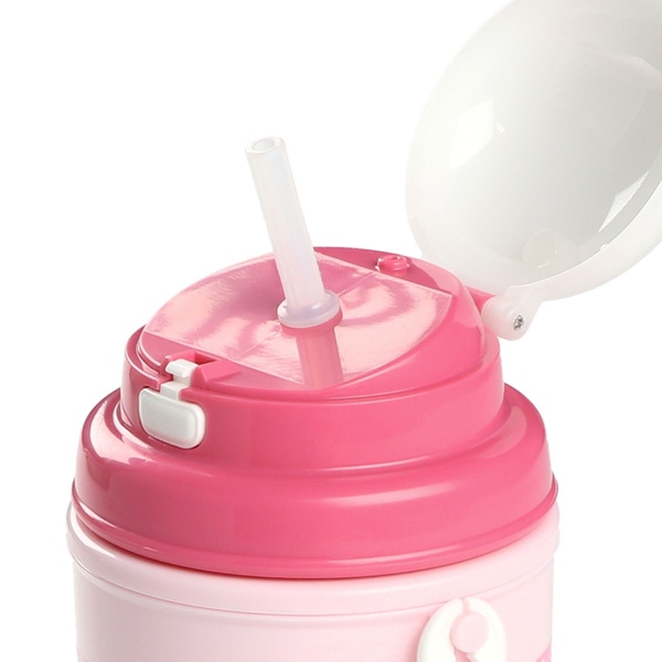 抗菌ストロー保冷水筒 さくら 450ml（ハローキティ）