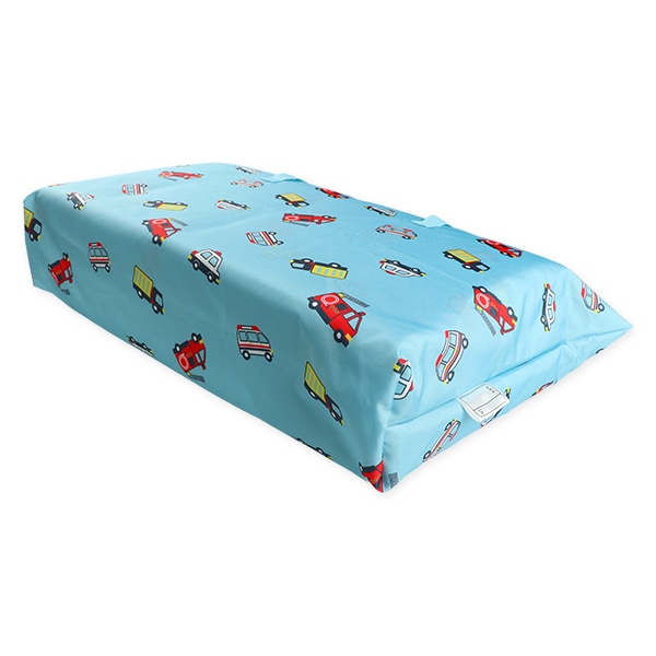 敷布団まで洗えるお昼寝布団7点セット（くるま/横ファスナー式）