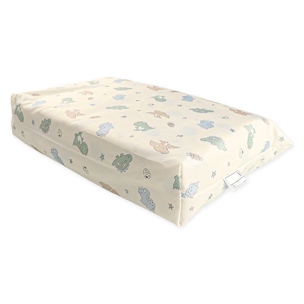 敷布団まで洗えるお昼寝布団7点セット（ベビー恐竜/横ファスナー式）