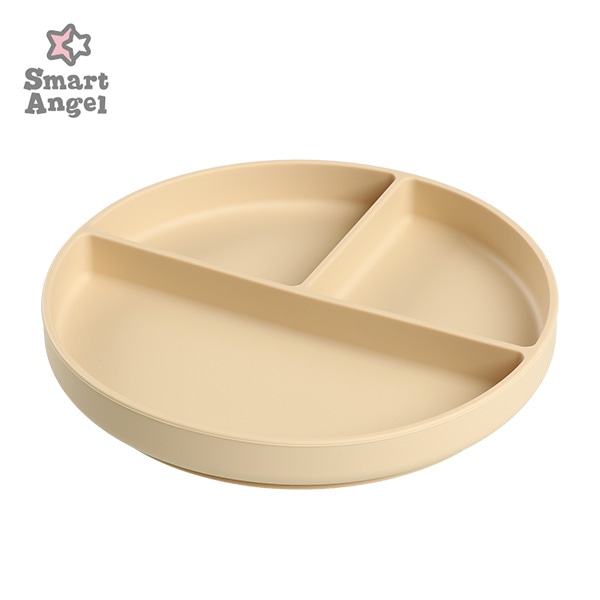 シリコンランチプレート ベージュ