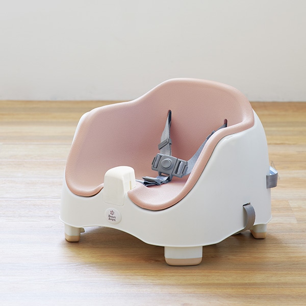 高さ調整ブースターチェア（ピーチピンク）