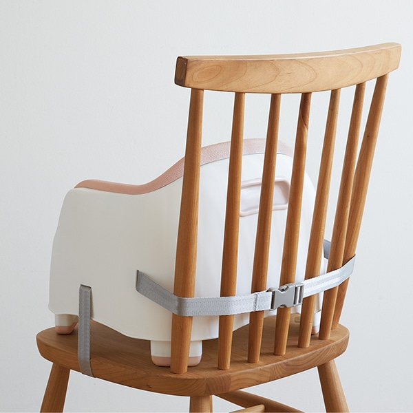 高さ調整ブースターチェア（ピーチピンク）