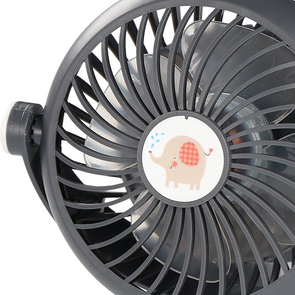 クリップファン（グレー）