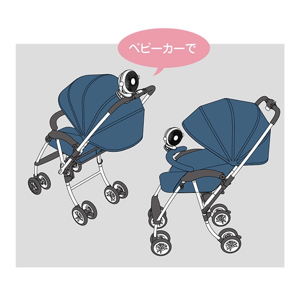 クリップファン（ホワイト）