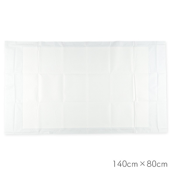 使い捨て防水・吸水シーツ 大判サイズ（ミドル・6枚入）140×80cm