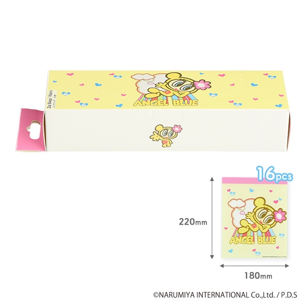 ジップバッグ 16枚（エンジェルブルー・ハナちゃん）