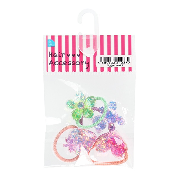 キラ様♡ヘアゴム ヘアゴム4点セット（キラキラMIX） | 西松屋オンラインストア