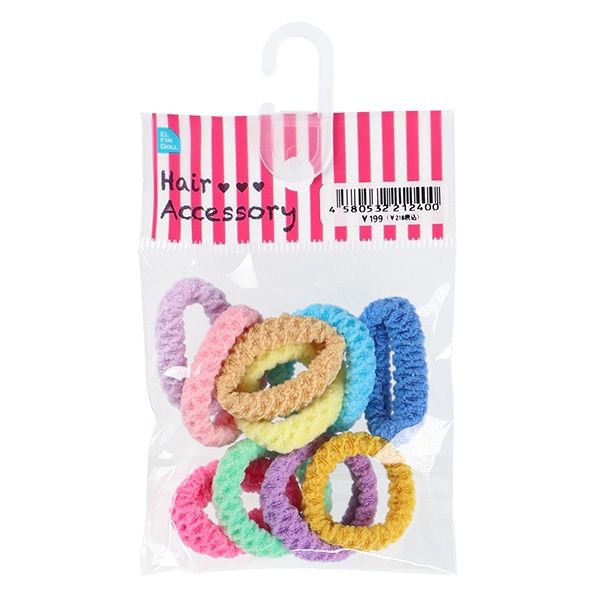 ヘアゴム No.220 ヘアゴム10点セット（カラフルソフトゴム） | 西松屋オンラインストア