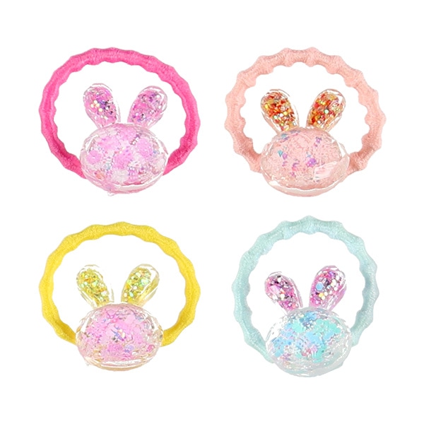 ヘアゴム4点セット（うさぎモチーフ小）