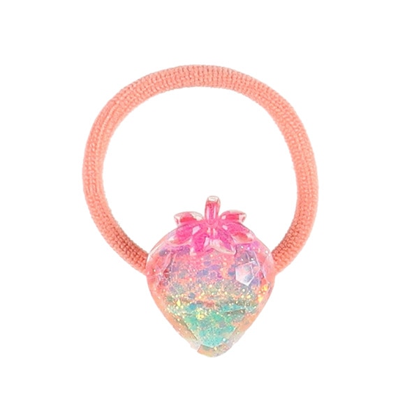 ヘアゴム4点セット（いちごモチーフ）