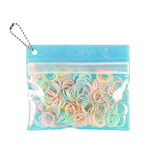 ポーチ付きヘアゴム（ミルキーマットミックス）