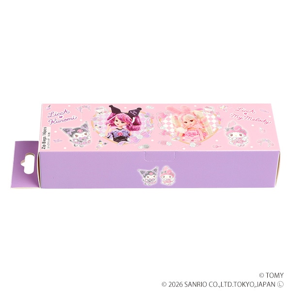 ジップバッグ 16枚（LiccA×My Melody&Kuromi）