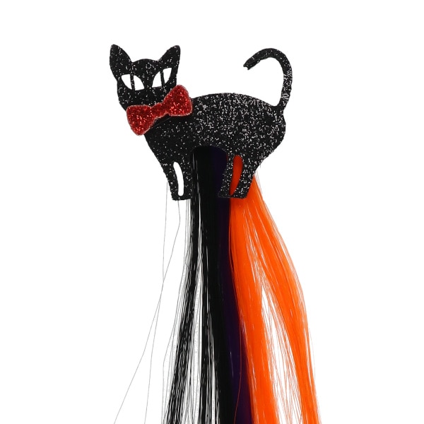 ハロウィンヘアクリップ（ねこ）