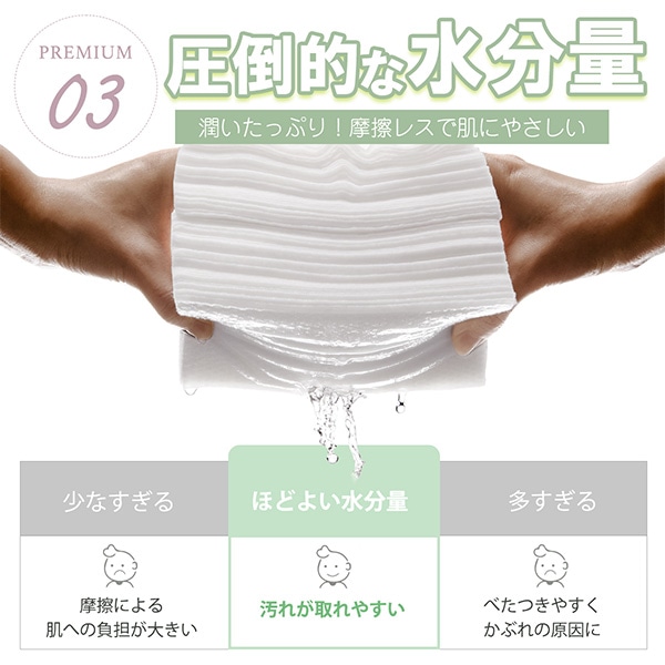 Bc Babycare 超厚手おしりふき・手口ふき 2wayセット 800枚（20枚×8個・80枚×8個）