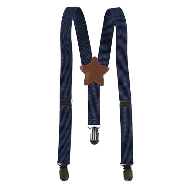 サスペンダー（20mm・星ネイビー）