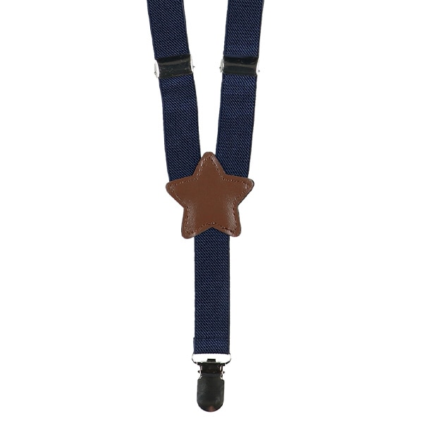 サスペンダー（20mm・星ネイビー）