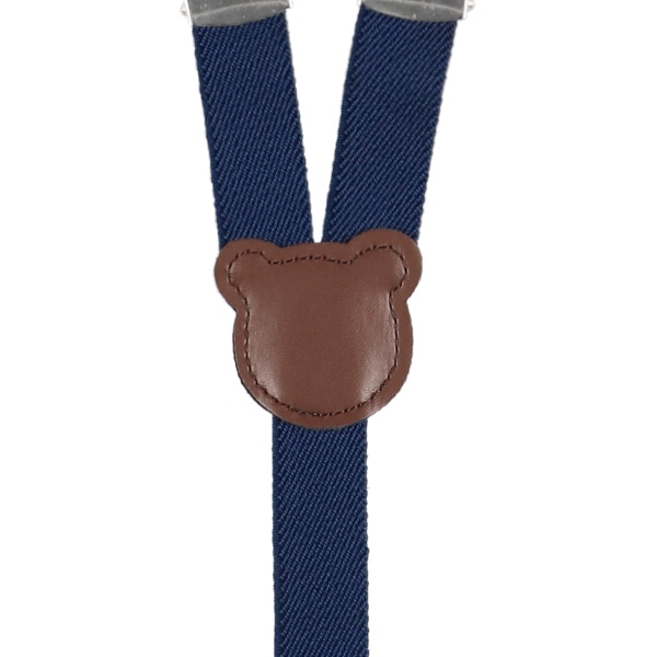 サスペンダー 20mm（くま・ネイビー）