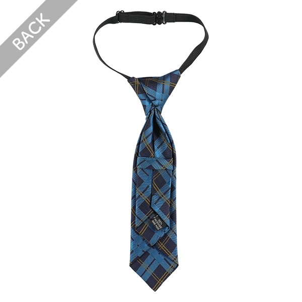 ネクタイ（チェック・ブルー）