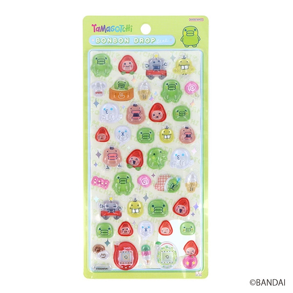 サンスター文具）ドロップシール（たまごっち・くちぱっち）