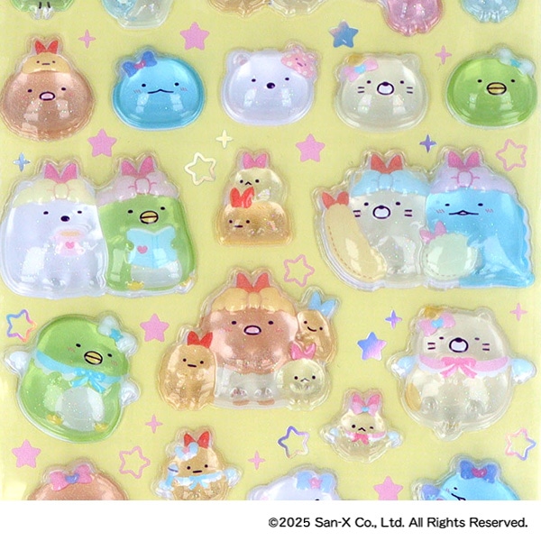 サンスター文具）ドロップシール ピンク（すみっコぐらし）