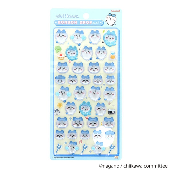 サンスター文具）ドロップシール（ハチワレ）