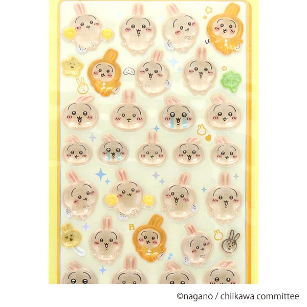 サンスター文具）ドロップシール（うさぎ）