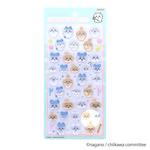 サンスター文具）ドロップシール（ちいかわ・ハチワレ・うさぎ）