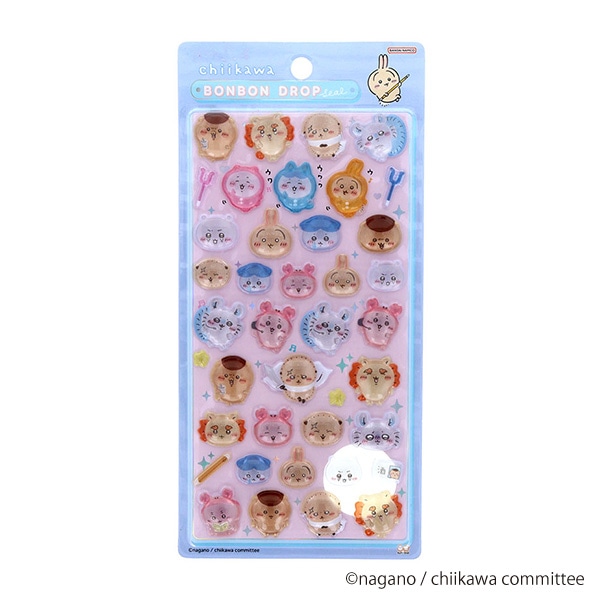 ちいかわ ボンボンドロップシール（みんな・ポーズ）