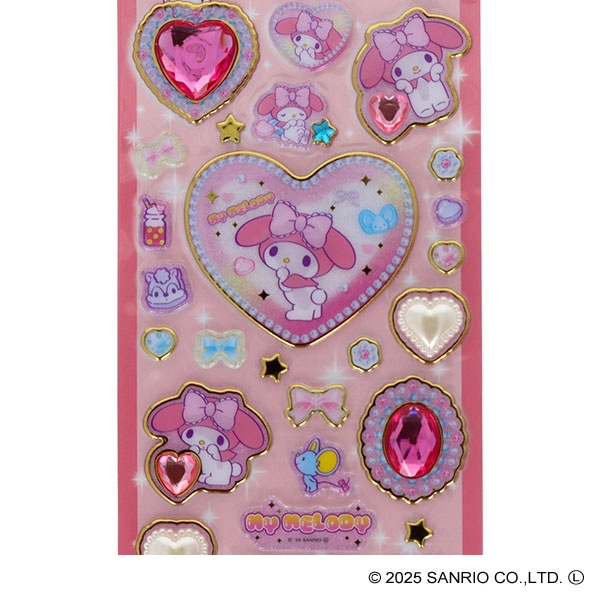 サンスター文具）キラキラジュエルシール（マイメロディ）