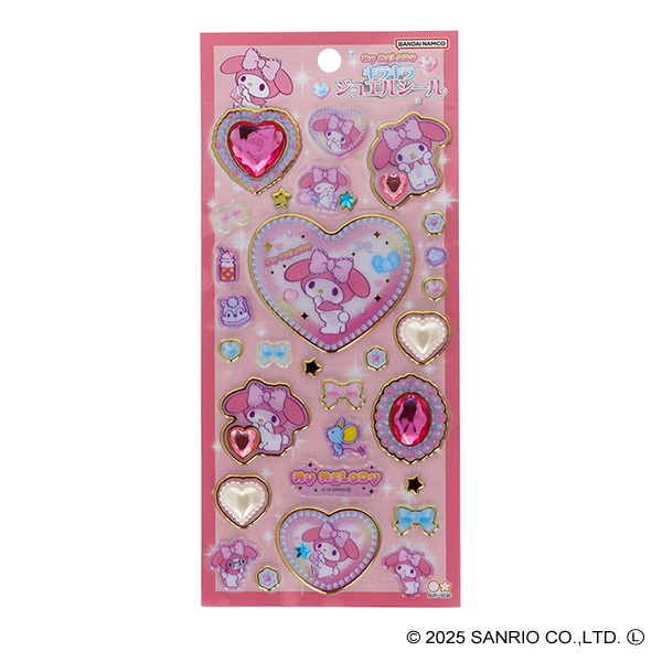 サンスター文具）キラキラジュエルシール（マイメロディ）