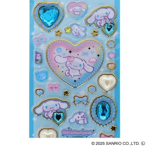 サンスター文具）キラキラジュエルシール（シナモロール）