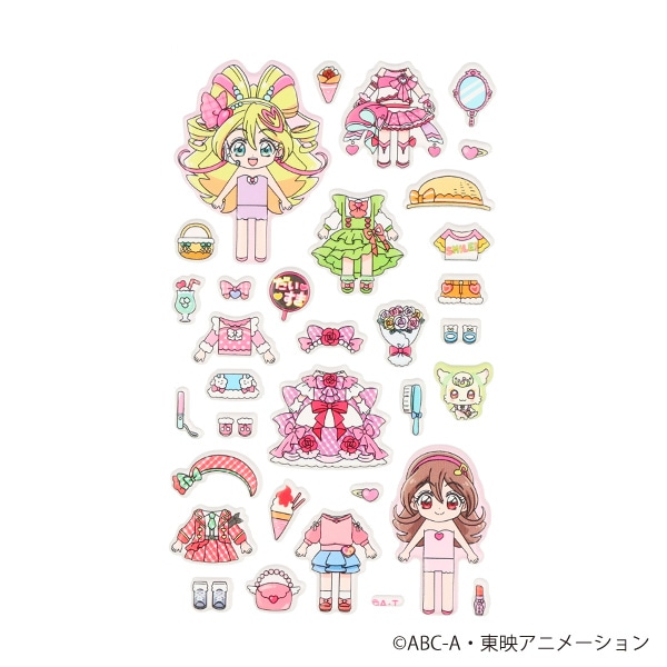 サンスター文具）変身きせかえシール（キミとアイドルプリキュア・ピンク）