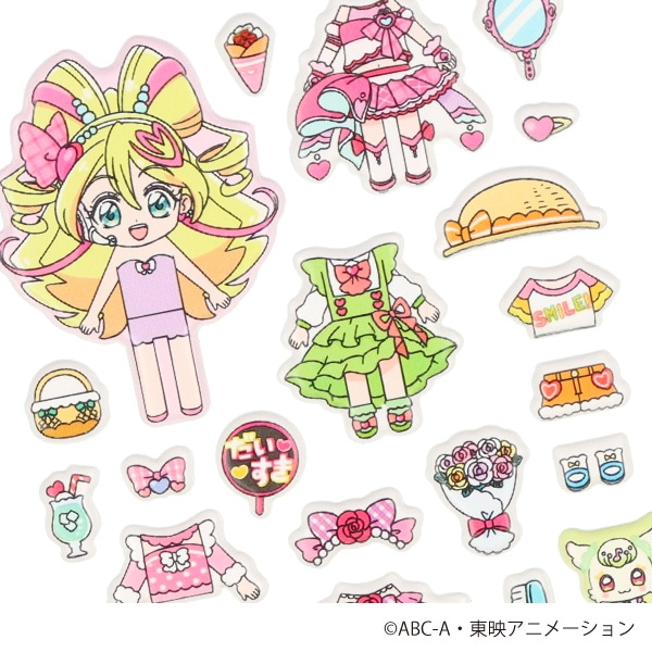 サンスター文具）変身きせかえシール（キミとアイドルプリキュア・ピンク）