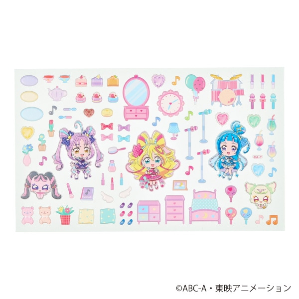 サンスター文具）あそびシールバッグ（キミとアイドルプリキュア）