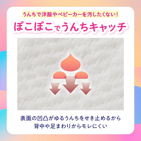 GOON）グーン ゆるうんちモレ0へ テープS（4～8kg）296枚（74枚×4パック）大容量