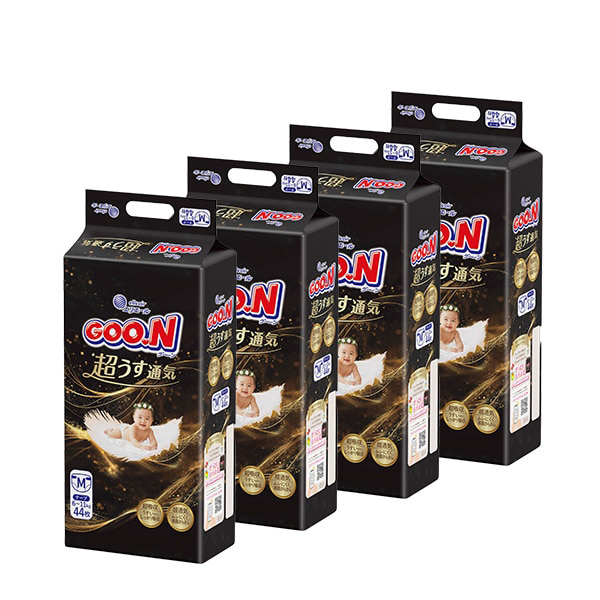 GOON）グーン 超うす通気 テープM（6～11kg）176枚（44枚×4パック）