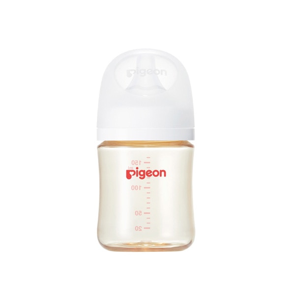 Pigeon）母乳実感 プラスチック製哺乳びん 160ml（ホワイト）