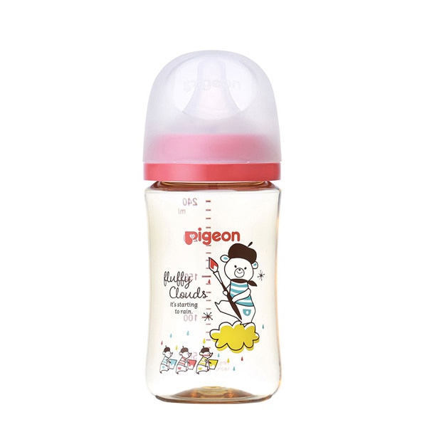 Pigeon）母乳実感 プラスチック製哺乳びん 240ml（BEAR）