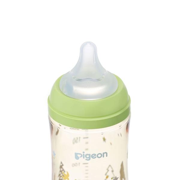 Pigeon）母乳実感 プラスチック製哺乳びん 240ml（TREE）