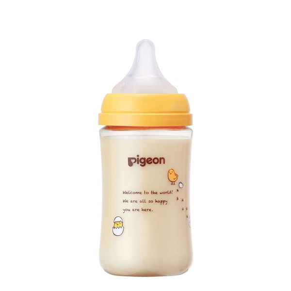 Pigeon）母乳実感 プラスチック製哺乳びん 240ml（BIRD）