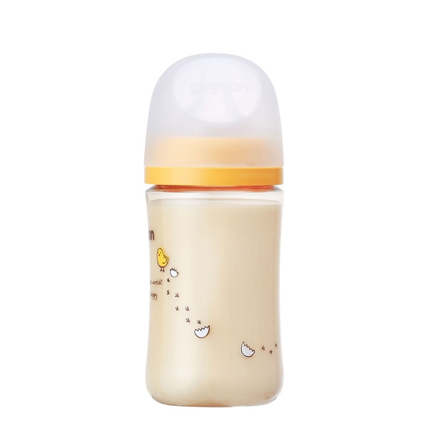 Pigeon）母乳実感 プラスチック製哺乳びん 240ml（BIRD）
