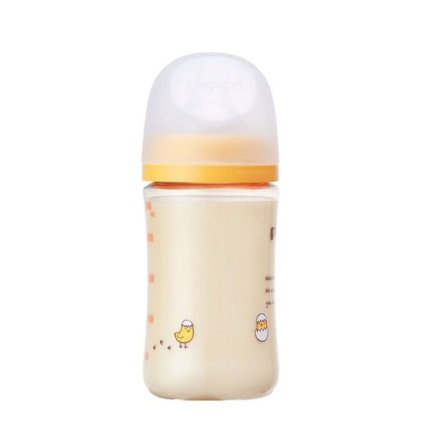 Pigeon）母乳実感 プラスチック製哺乳びん 240ml（BIRD）