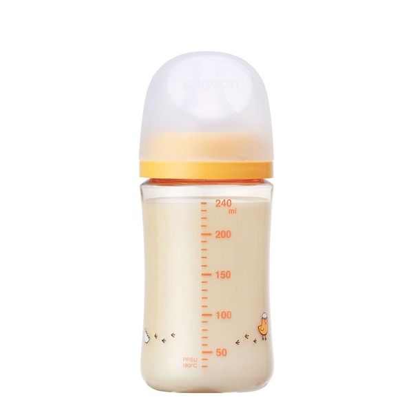 Pigeon）母乳実感 プラスチック製哺乳びん 240ml（BIRD）
