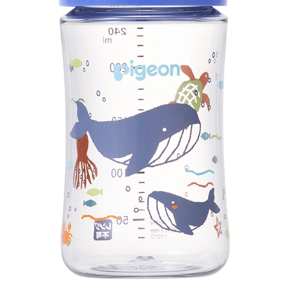 Pigeon）母乳実感 哺乳びん プラスチック製 240ml（SEA）