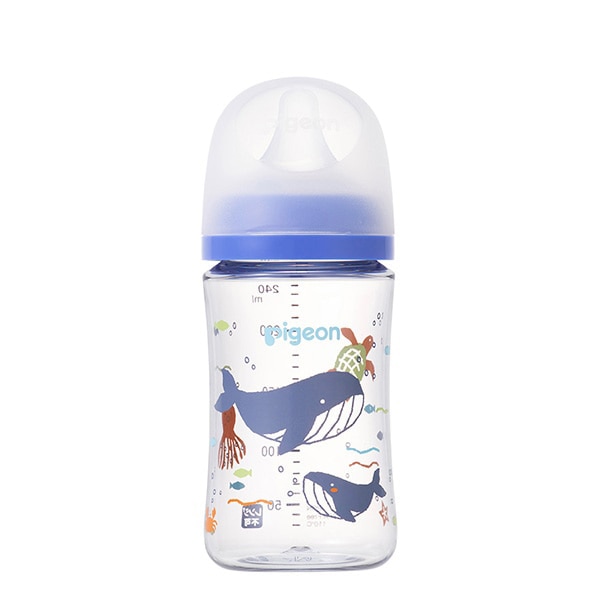 Pigeon）母乳実感 哺乳びん プラスチック製 240ml（SEA）