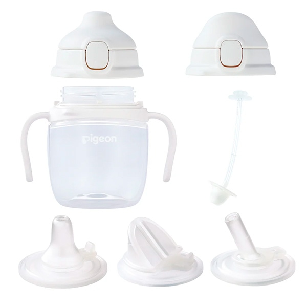 Pigeon）magmag（マグマグ）成長実感 3種のコップ&ストローセット ボトル付き（6ヶ月頃から）